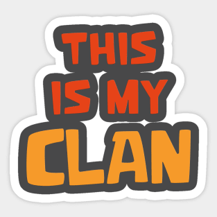 This is my Clan Sticker